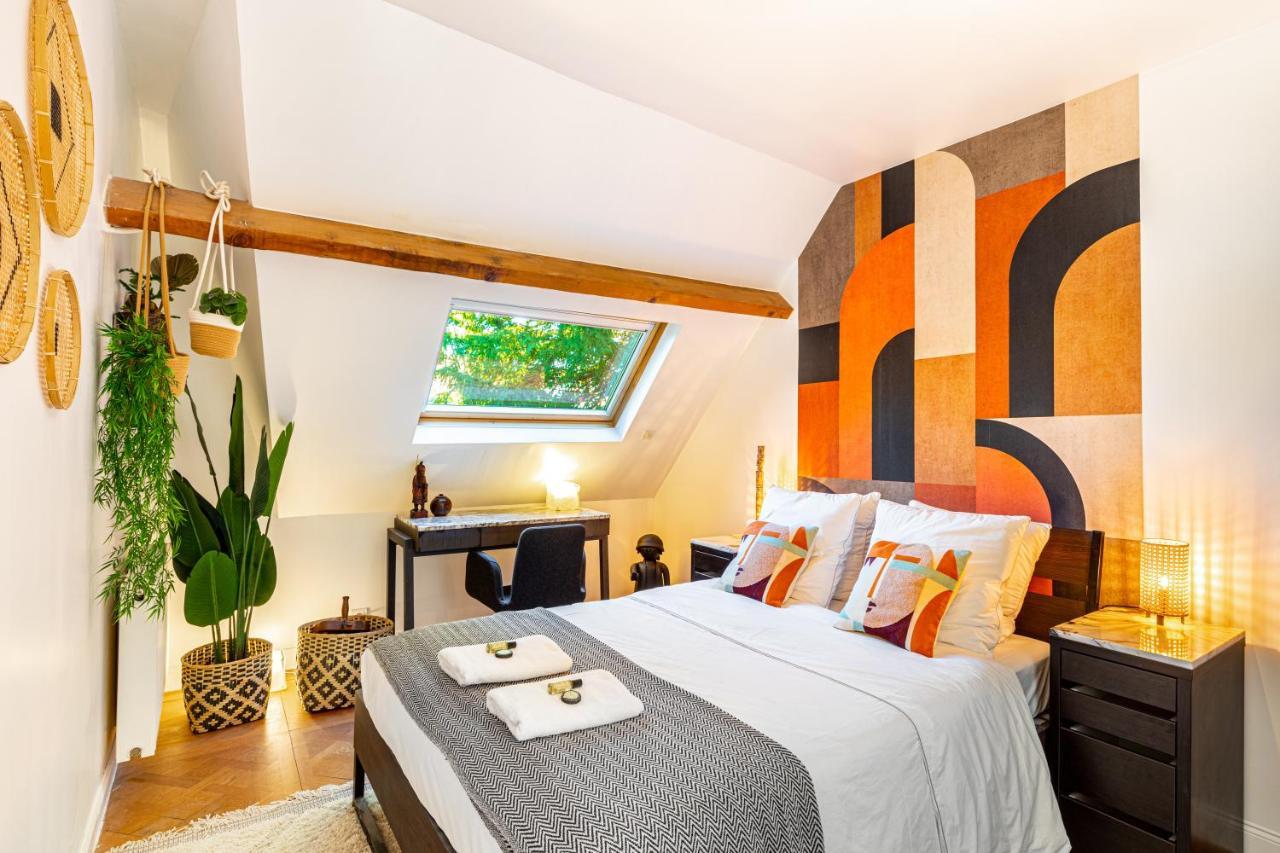 Stylish Modern Apartement - Art, Design, Garden, Villa Des Ammonites Медон Екстер'єр фото