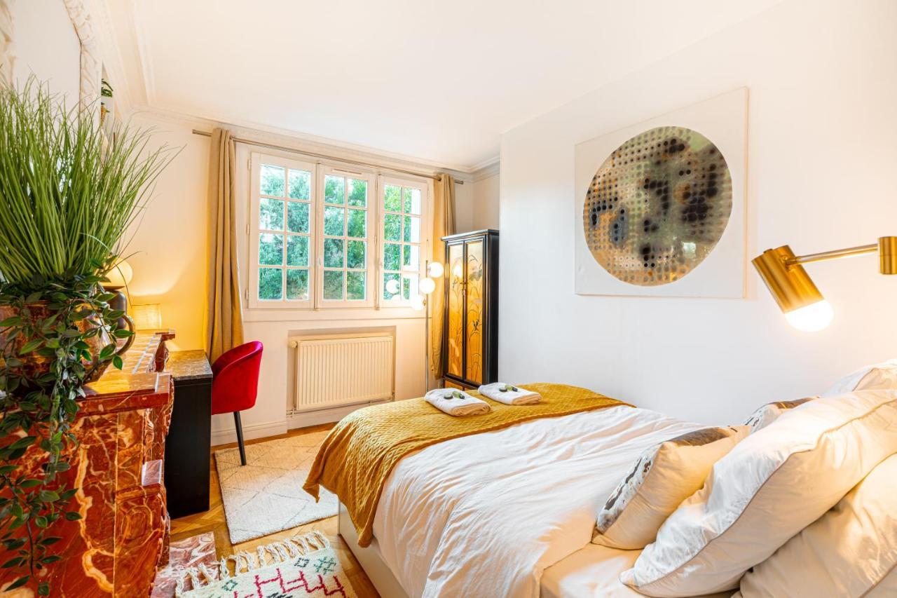 Stylish Modern Apartement - Art, Design, Garden, Villa Des Ammonites Медон Екстер'єр фото