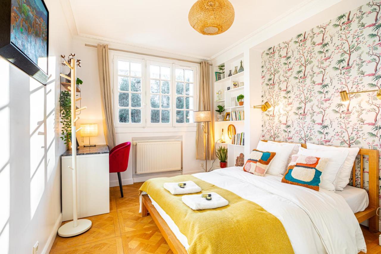 Stylish Modern Apartement - Art, Design, Garden, Villa Des Ammonites Медон Екстер'єр фото