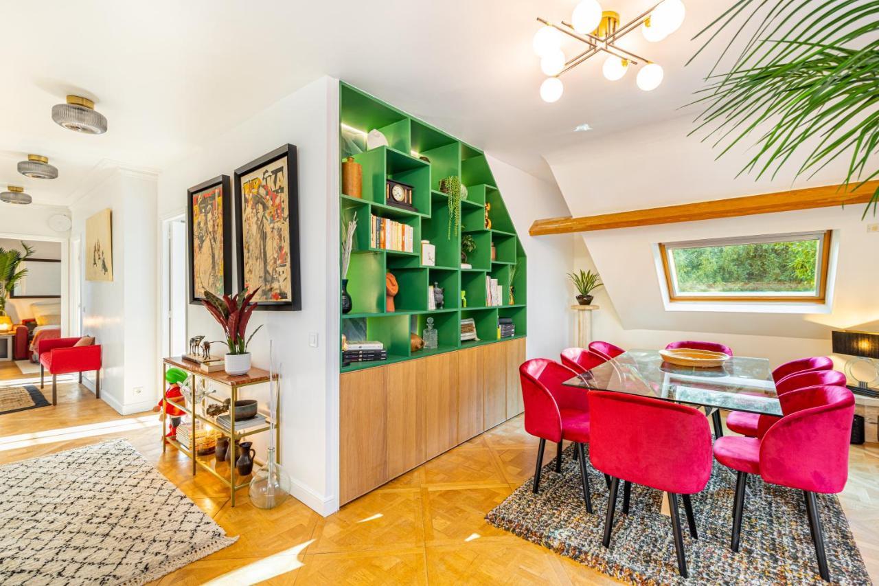 Stylish Modern Apartement - Art, Design, Garden, Villa Des Ammonites Медон Екстер'єр фото